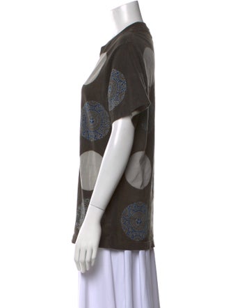 STORY mfg. Polka Dot Print Crew Neck T-Shirt