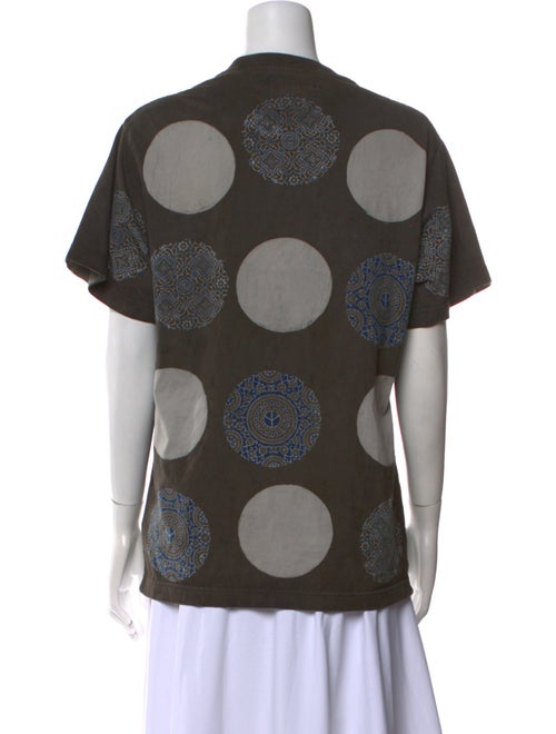 STORY mfg. Polka Dot Print Crew Neck T-Shirt