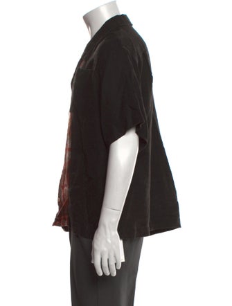 STORY mfg. 'Peace Greetings' Linen Shirt