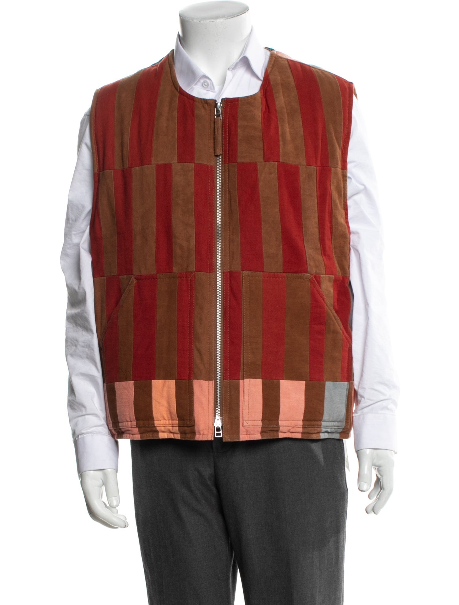 STORY mfg. Plaid Print Vest