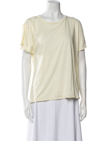 St. Roche Tops Bateau Neckline Short Sleeve T-Shirt M