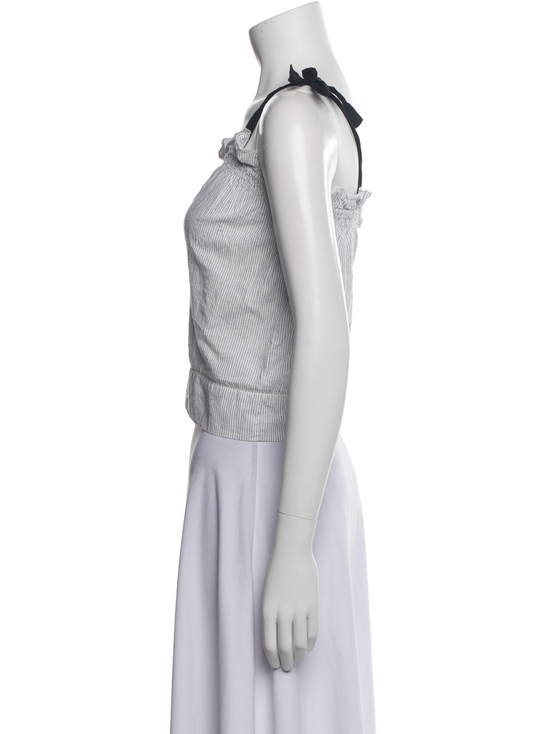 St. Roche Square Neckline Sleeveless Crop Top