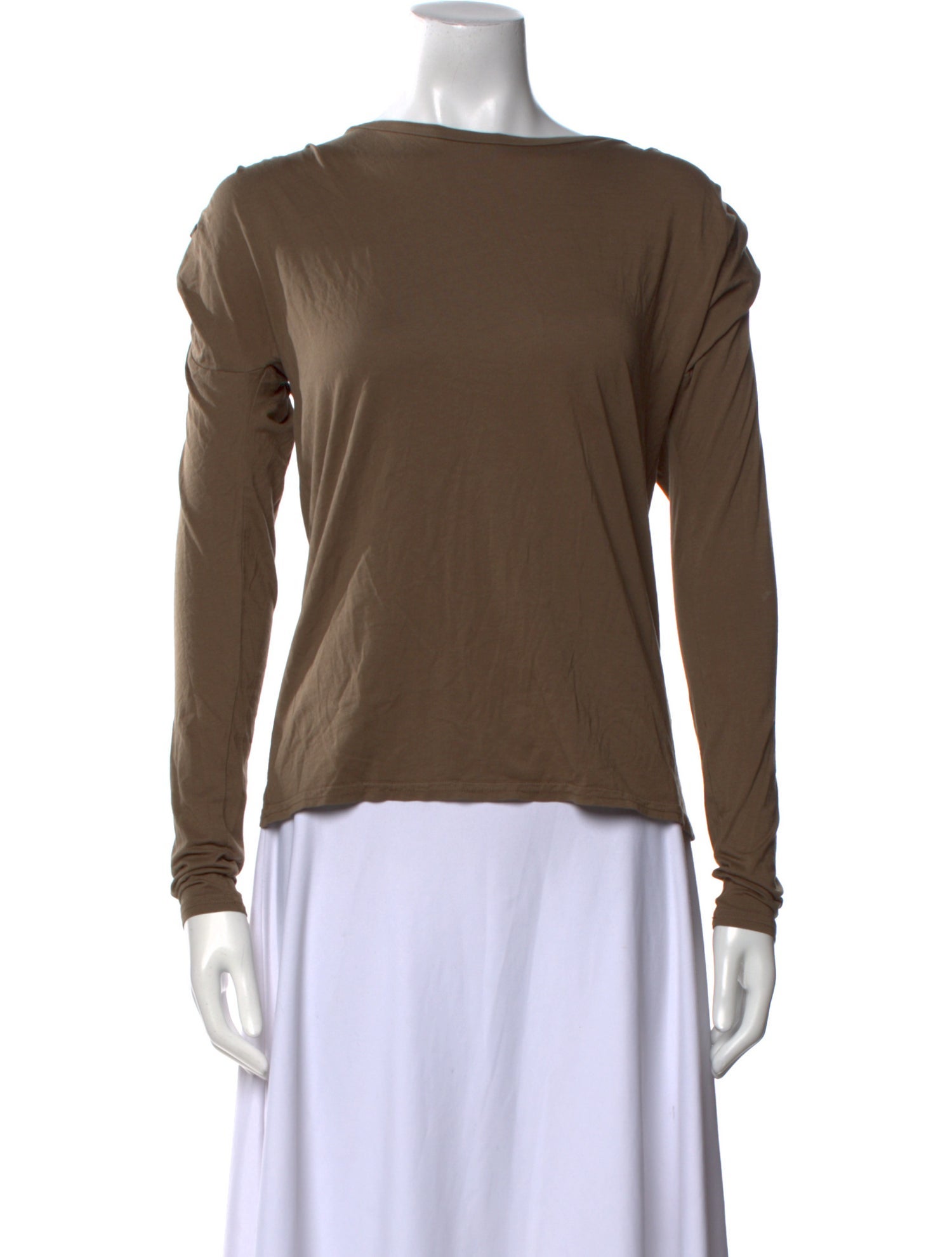 St. Roche Scoop Neck Long Sleeve Top