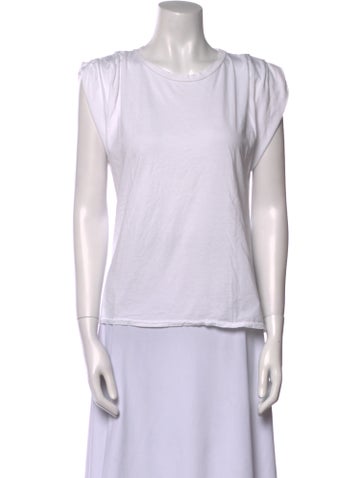 St. Roche Tops Supima Cotton Bateau Neckline T-Shirt S