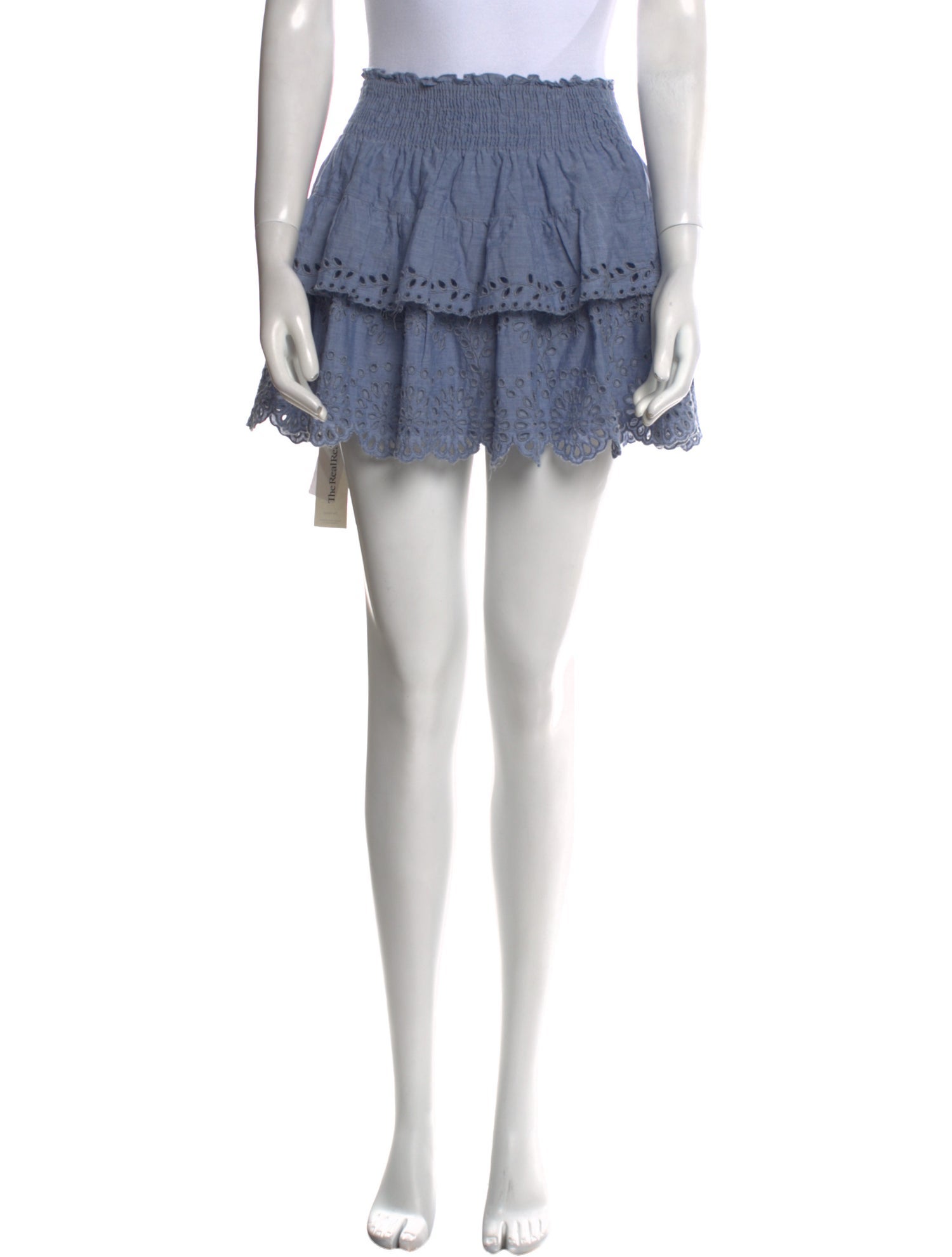 St. Roche Lace Pattern Mini Skirt