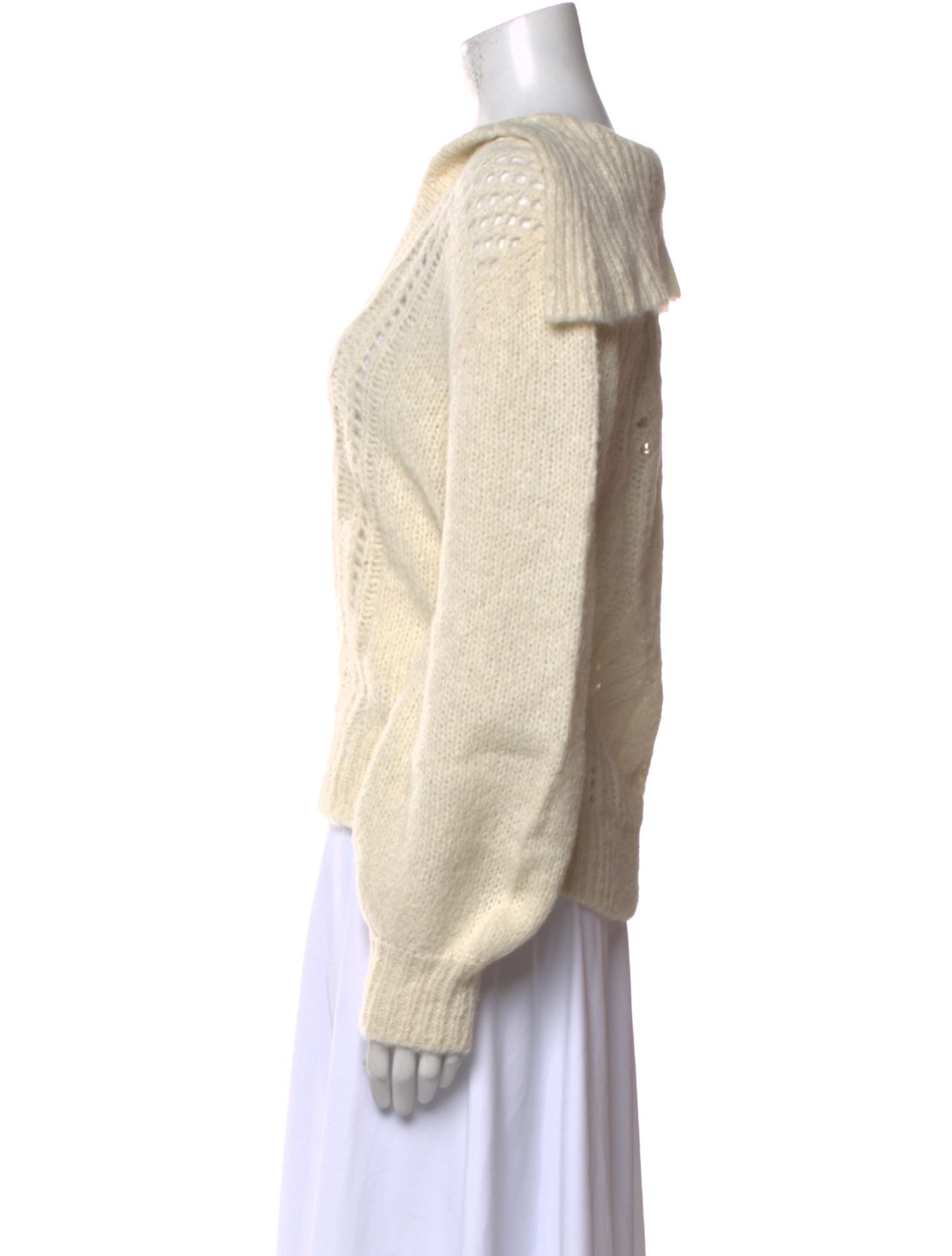 St. Roche Alpaca V-Neck Sweater w/ Tags