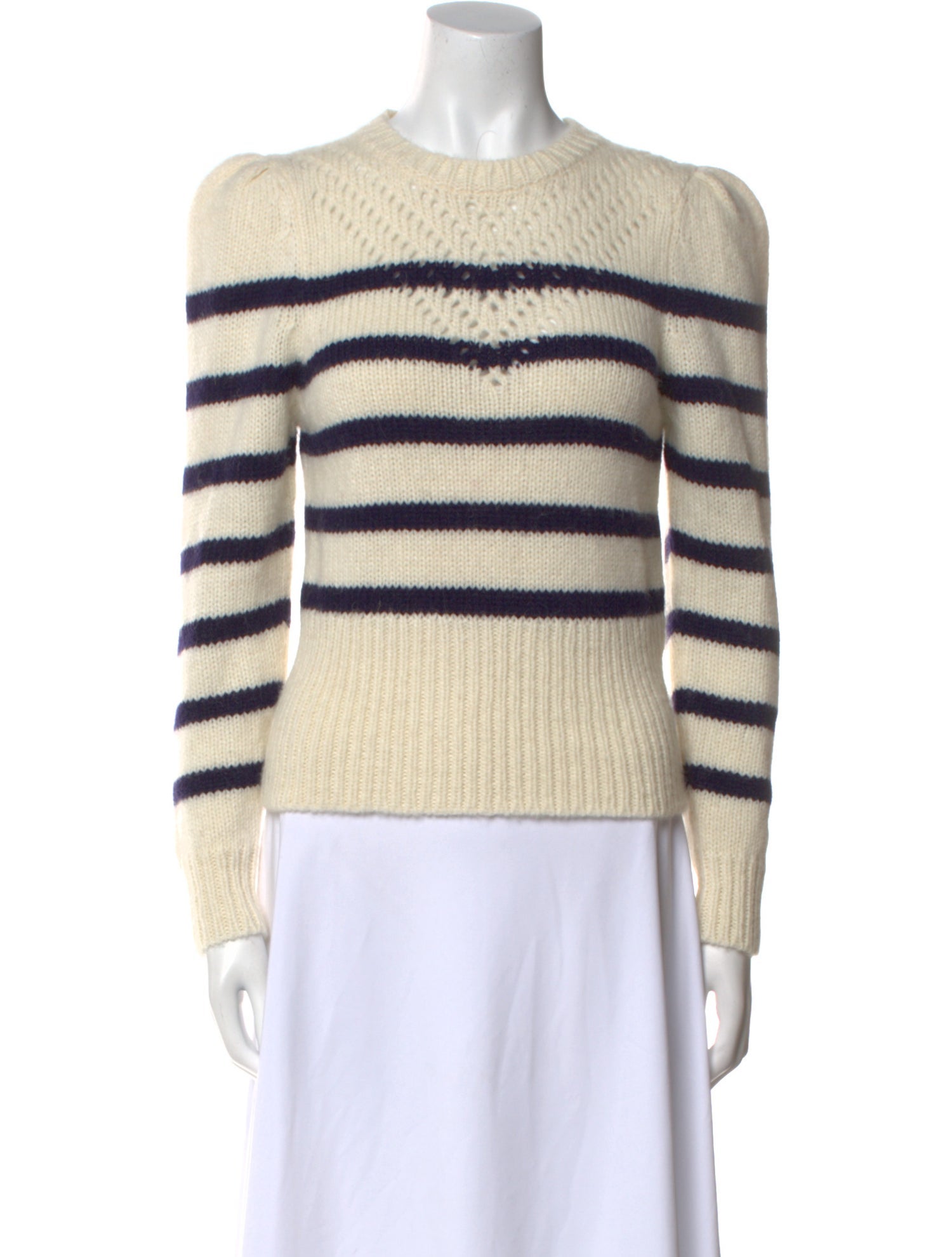 St. Roche Striped Crew Neck Sweater