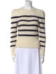 St. Roche Striped Crew Neck Sweater