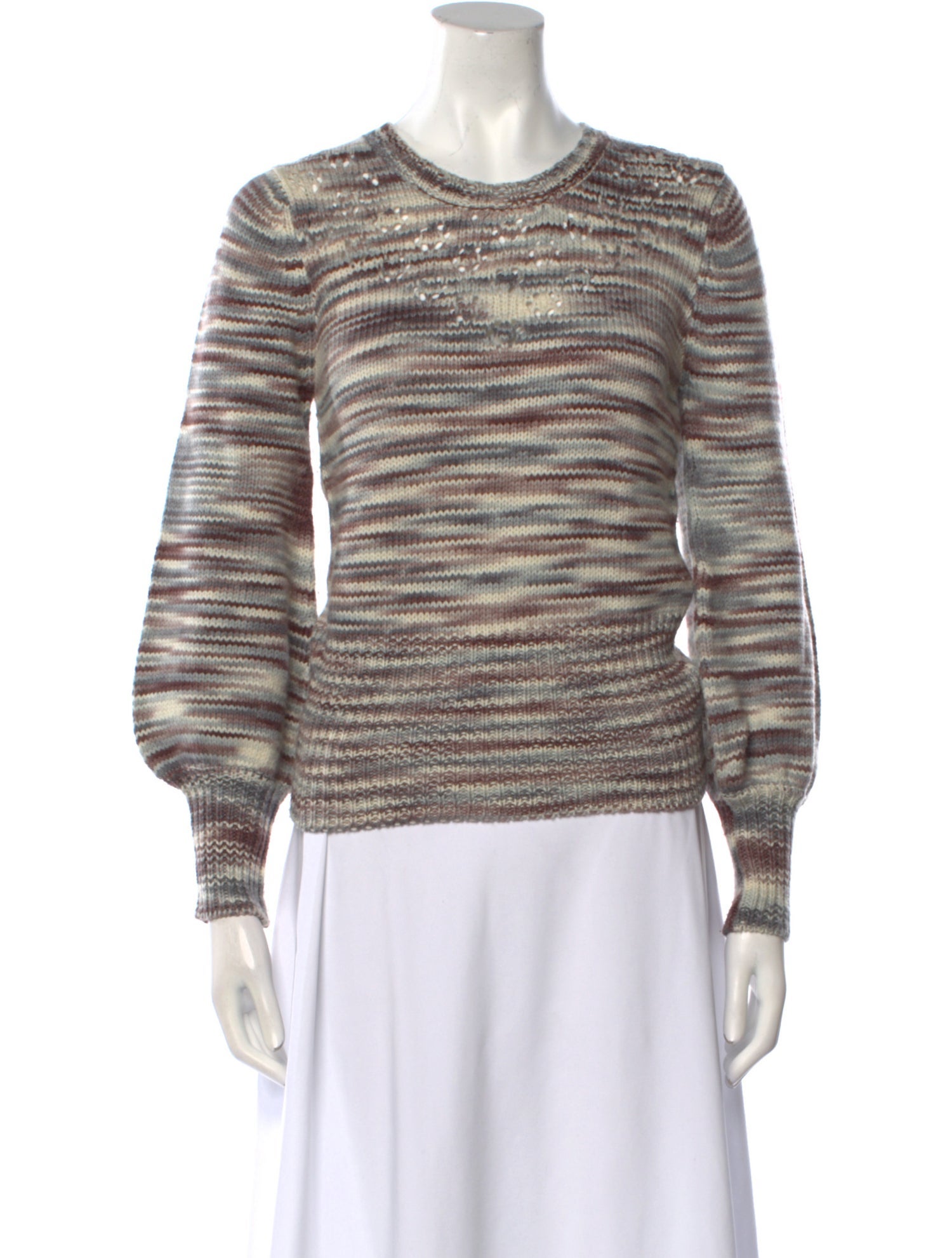 St. Roche Merino Wool Striped Sweater