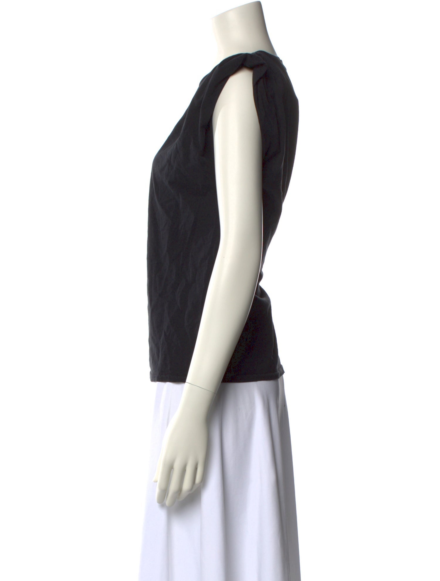 St. Roche Bateau Neckline Short Sleeve Top