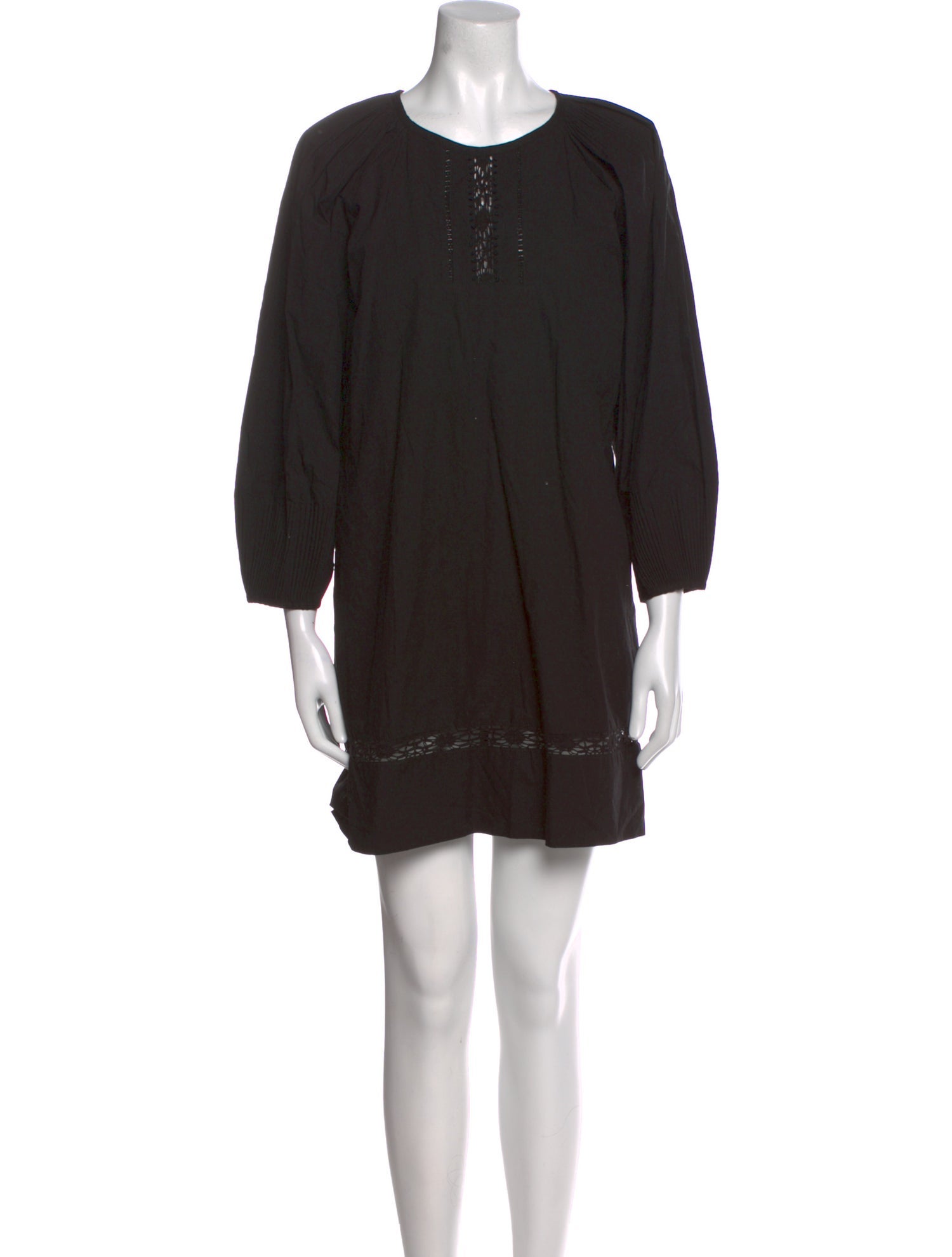 St. Roche Scoop Neck Mini Dress