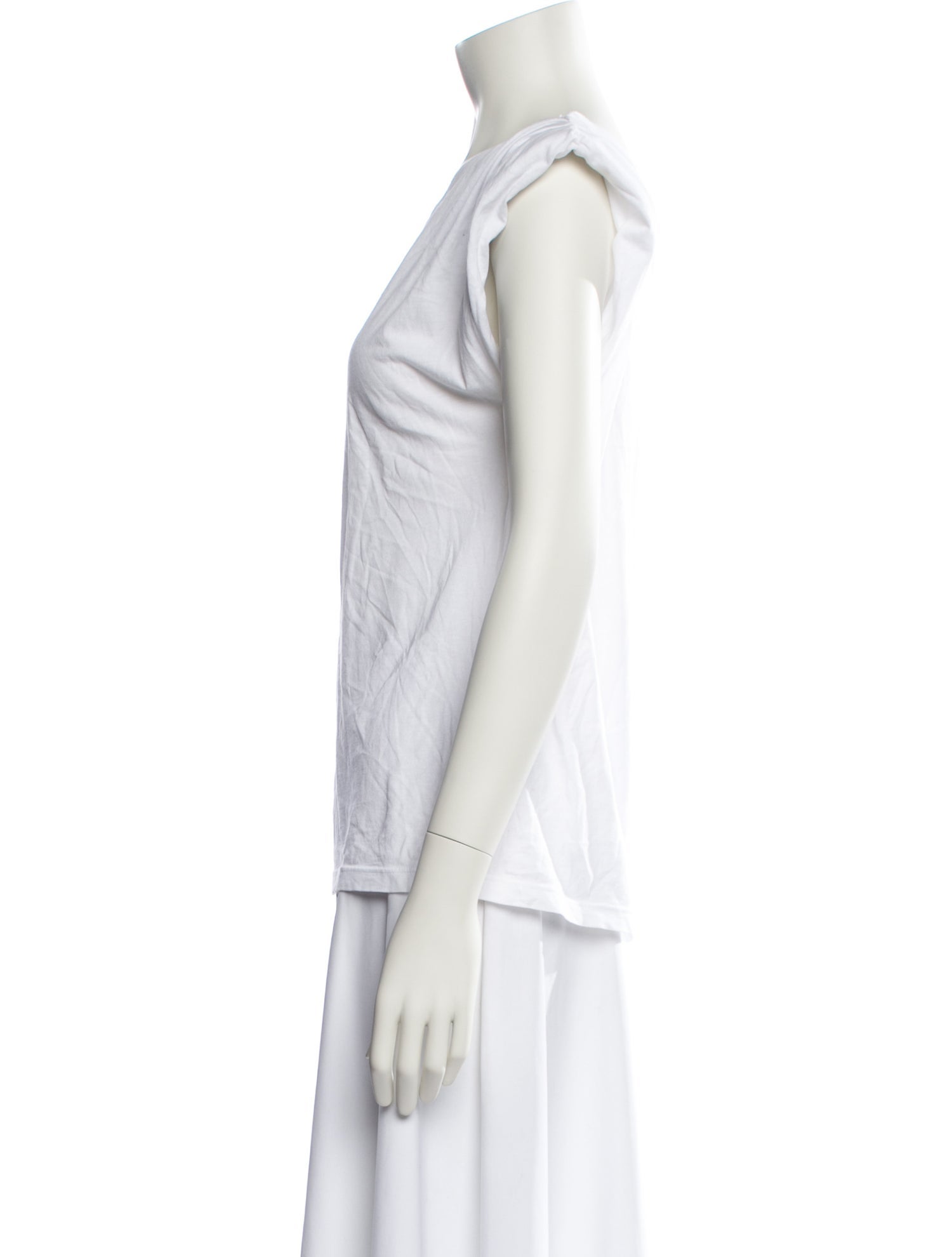 St. Roche One-Shoulder Short Sleeve Top