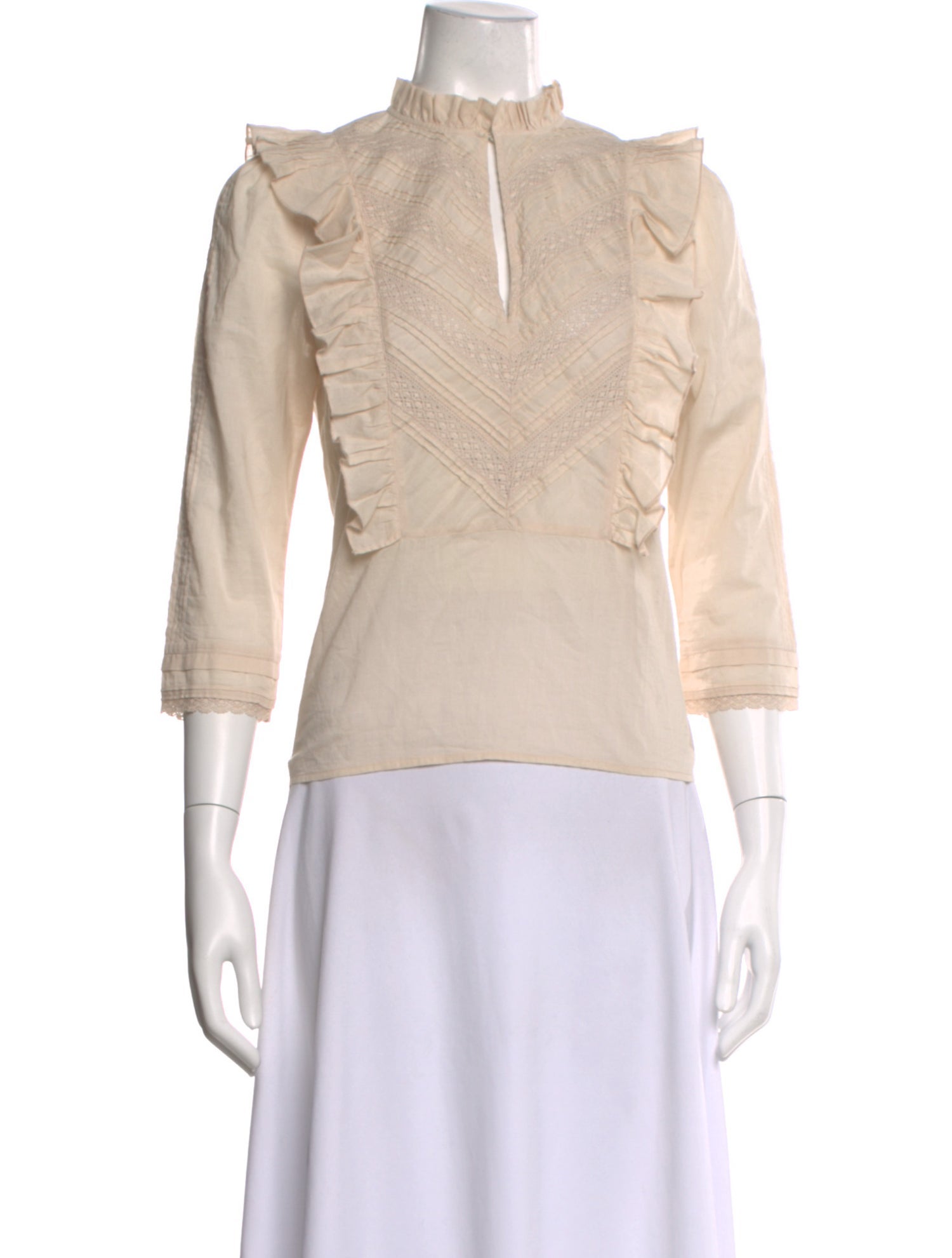 St. Roche Three-Quarter Sleeve Blouse