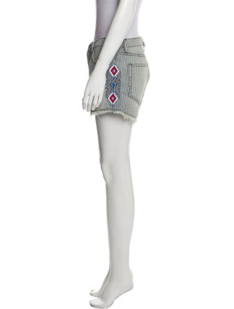 Sandrine Rose Striped Mini Shorts