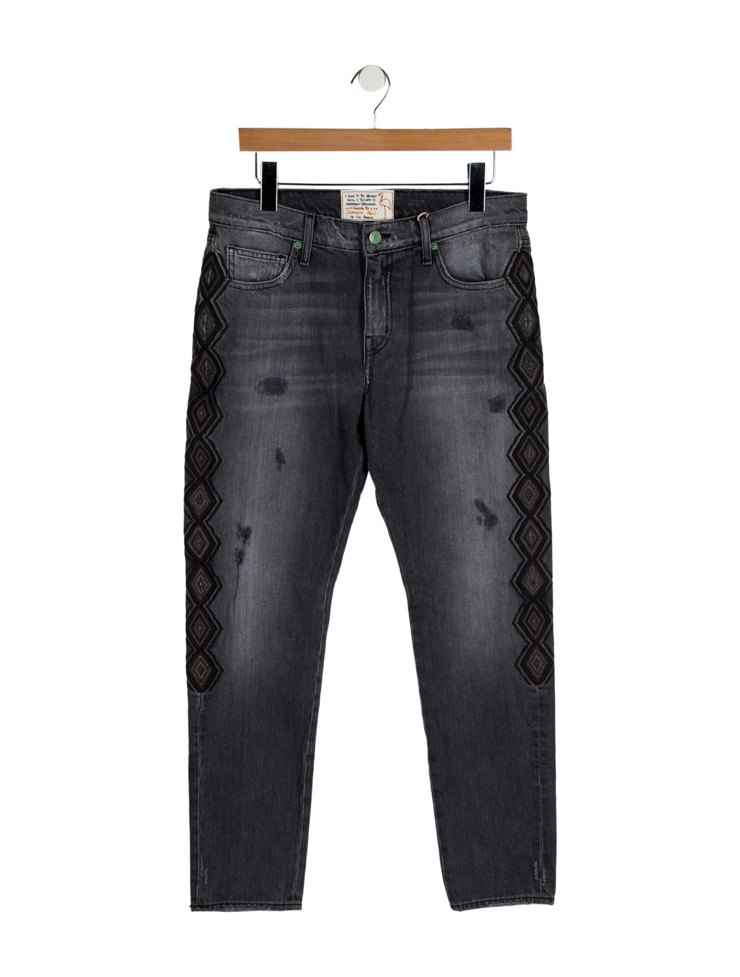 Sandrine Rose Mid-Rise Straight Leg Jeans w/ Tags