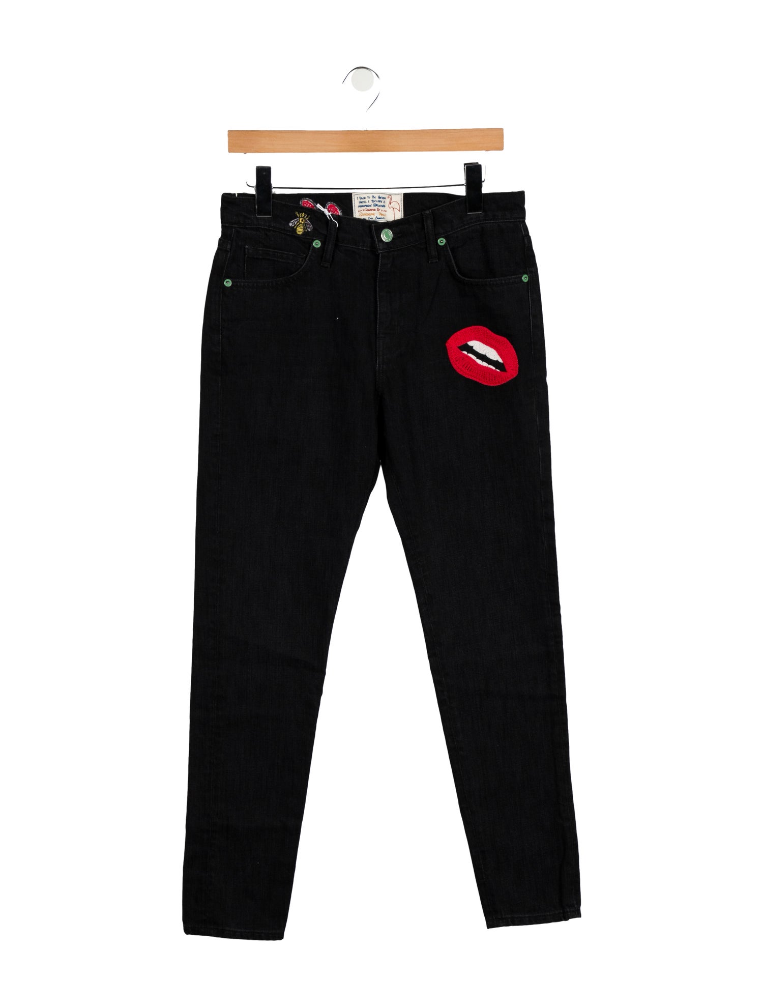 Sandrine Rose Mid-Rise Skinny Leg Jeans
