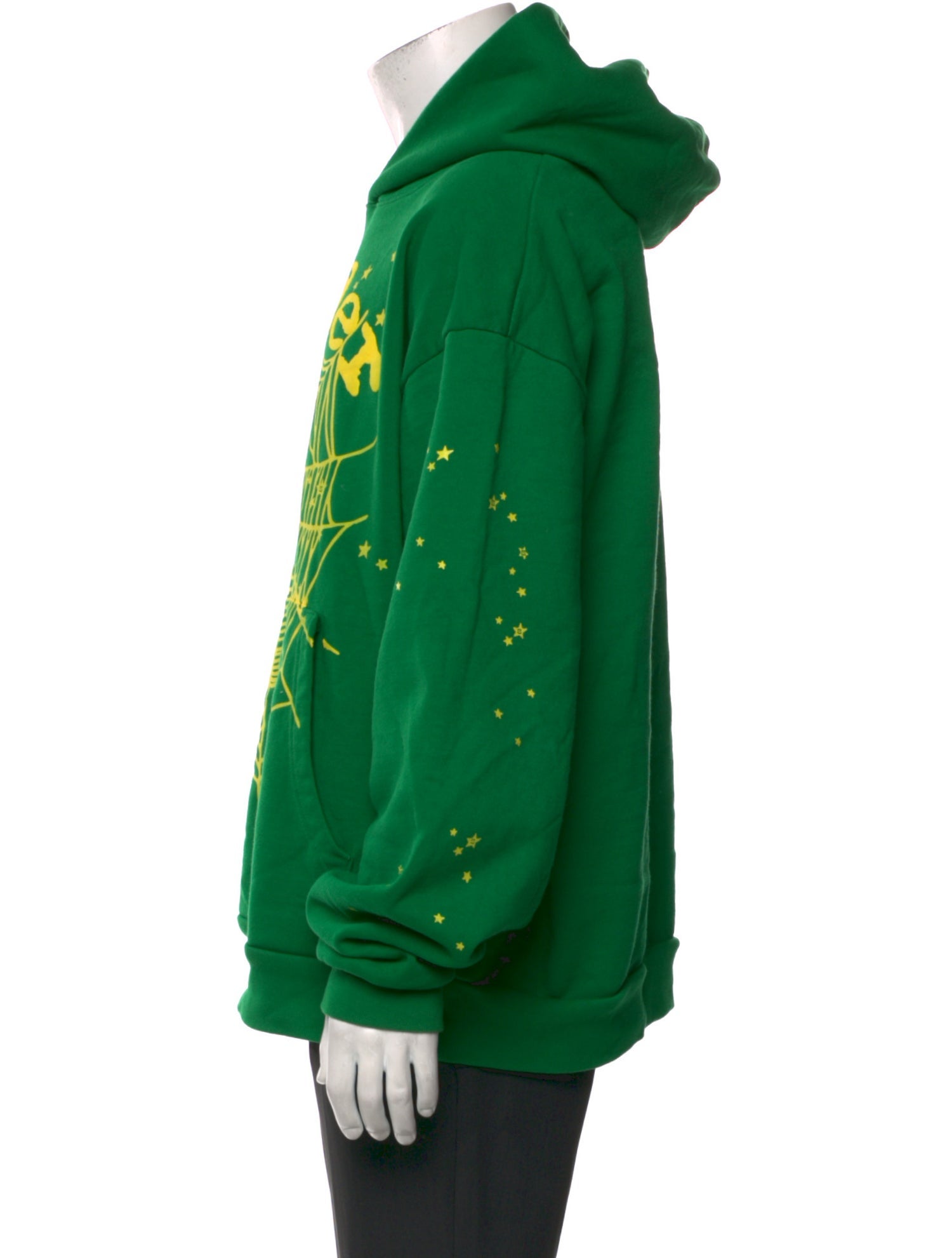 Sp5der Graphic Print Crew Neck Hoodie