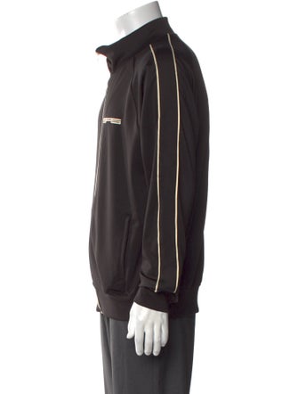 Sp5der Graphic Print Mock Neck Cardigan