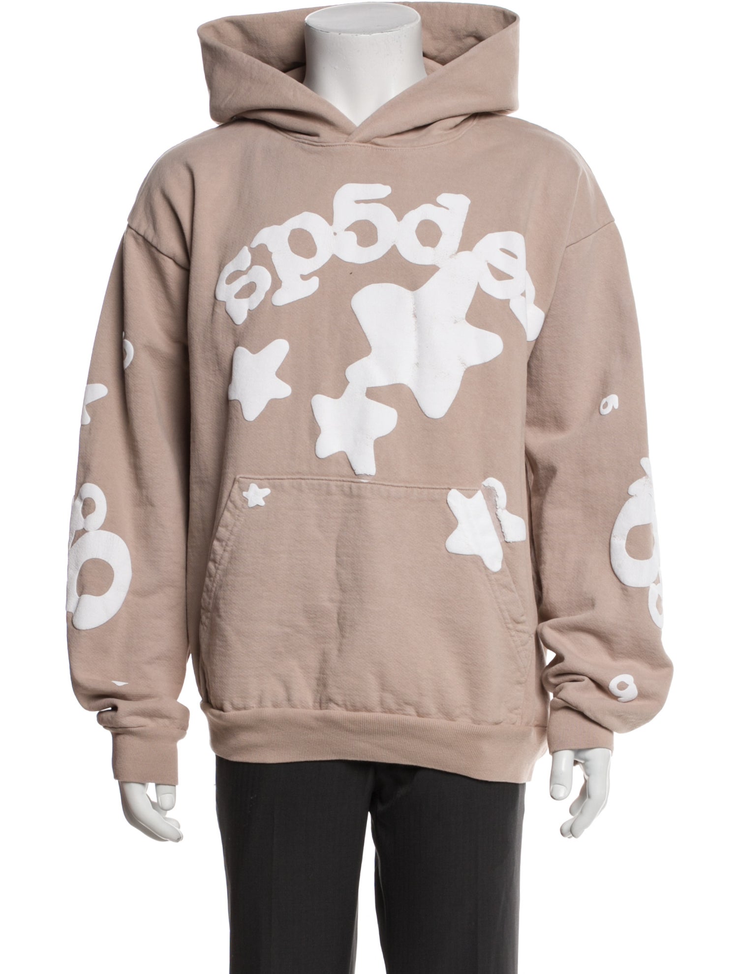 Sp5der Printed Crew Neck Hoodie