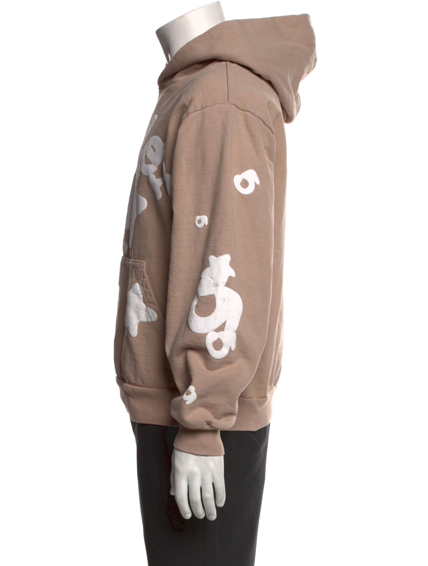 Sp5der Graphic Print Crew Neck Hoodie