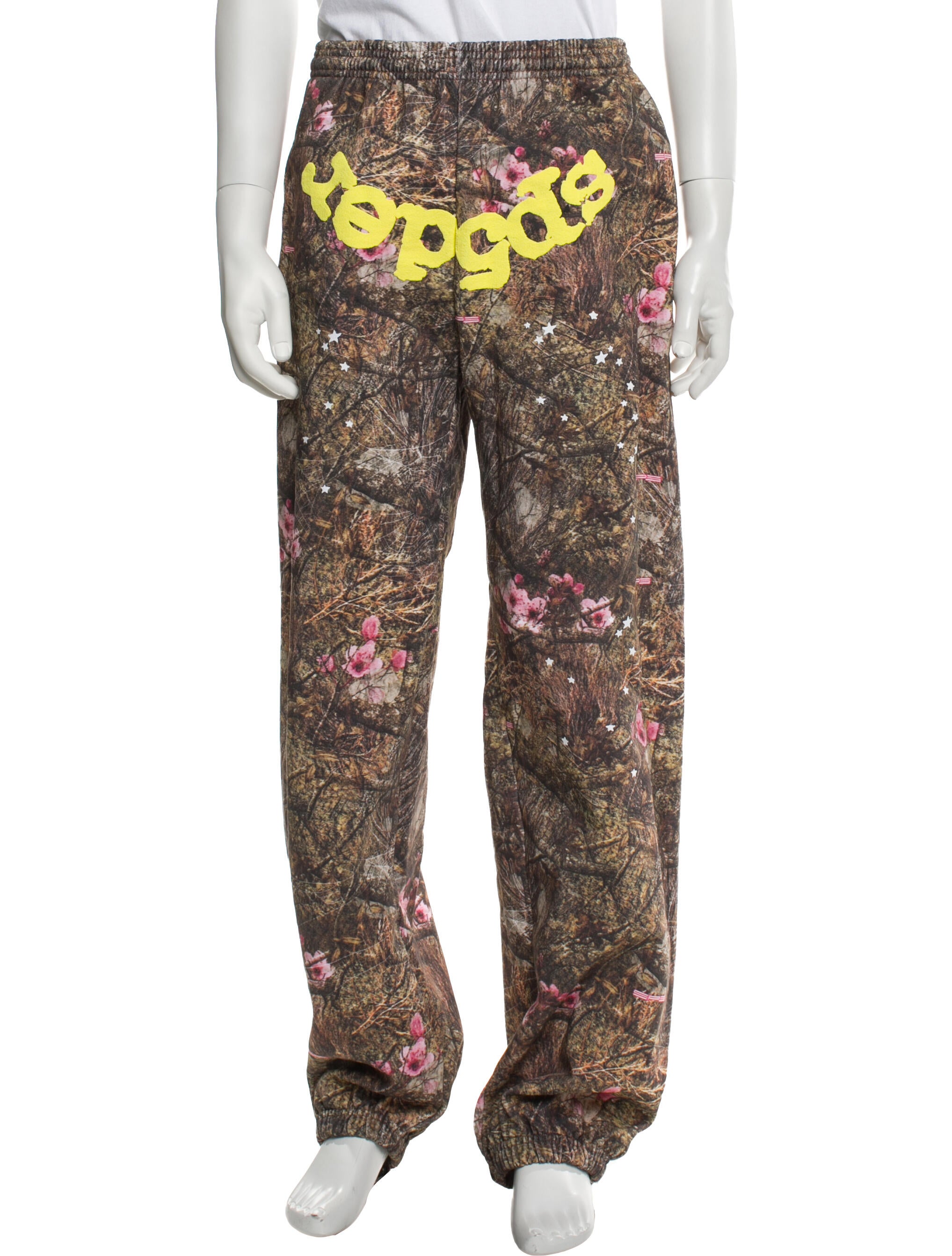 Sp5der Floral Print Crew Neck Sweatshirt