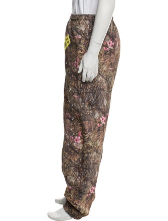 Sp5der Floral Print Crew Neck Sweatshirt