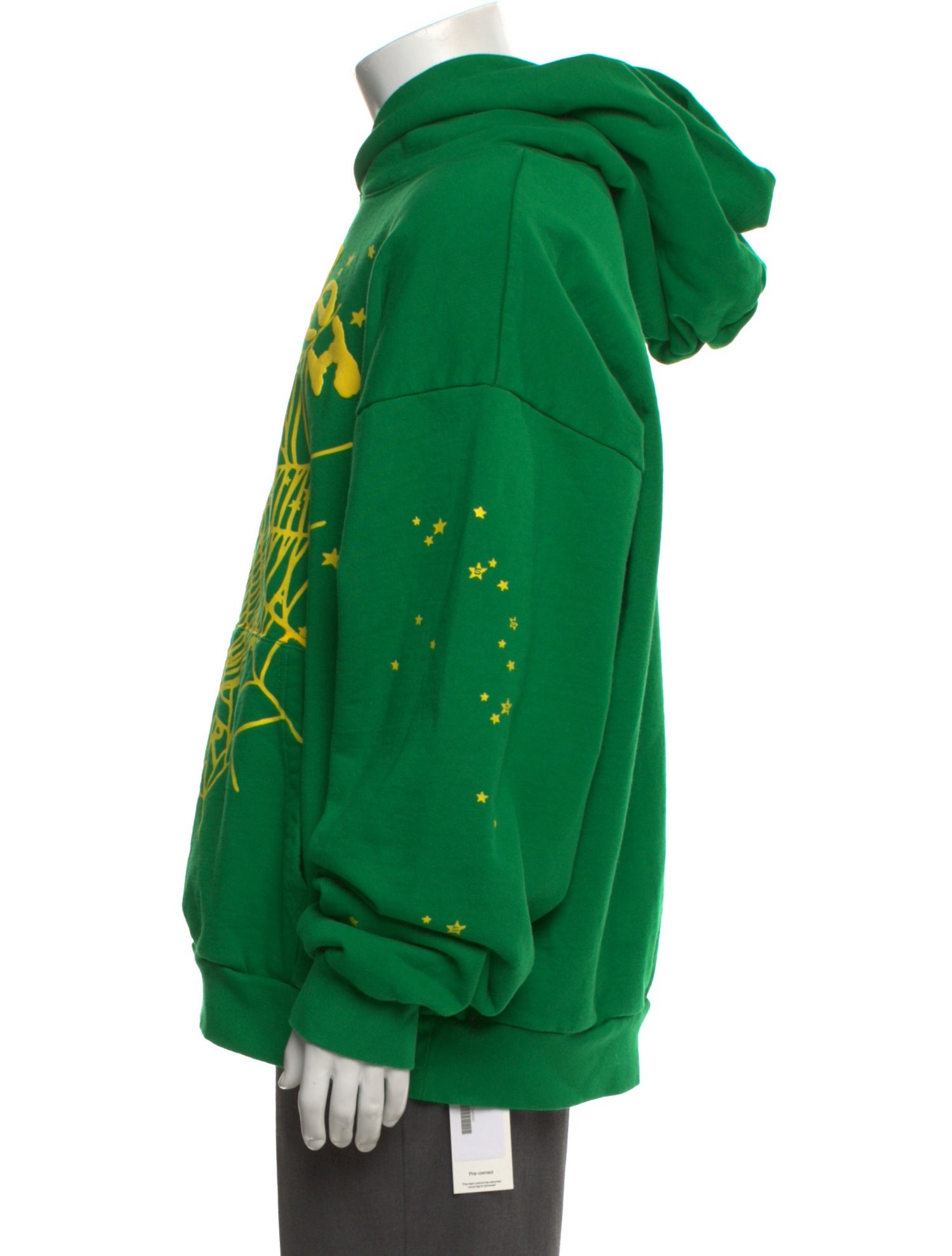 Sp5der Graphic Print Crew Neck Hoodie