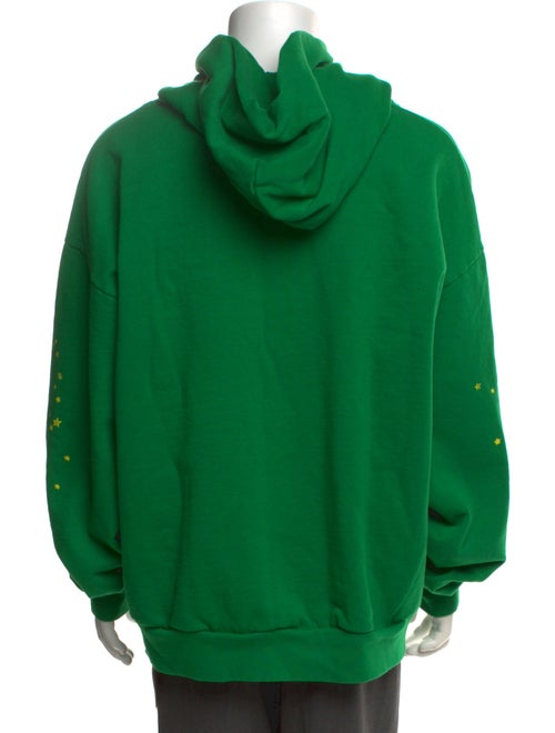 Sp5der Graphic Print Crew Neck Hoodie