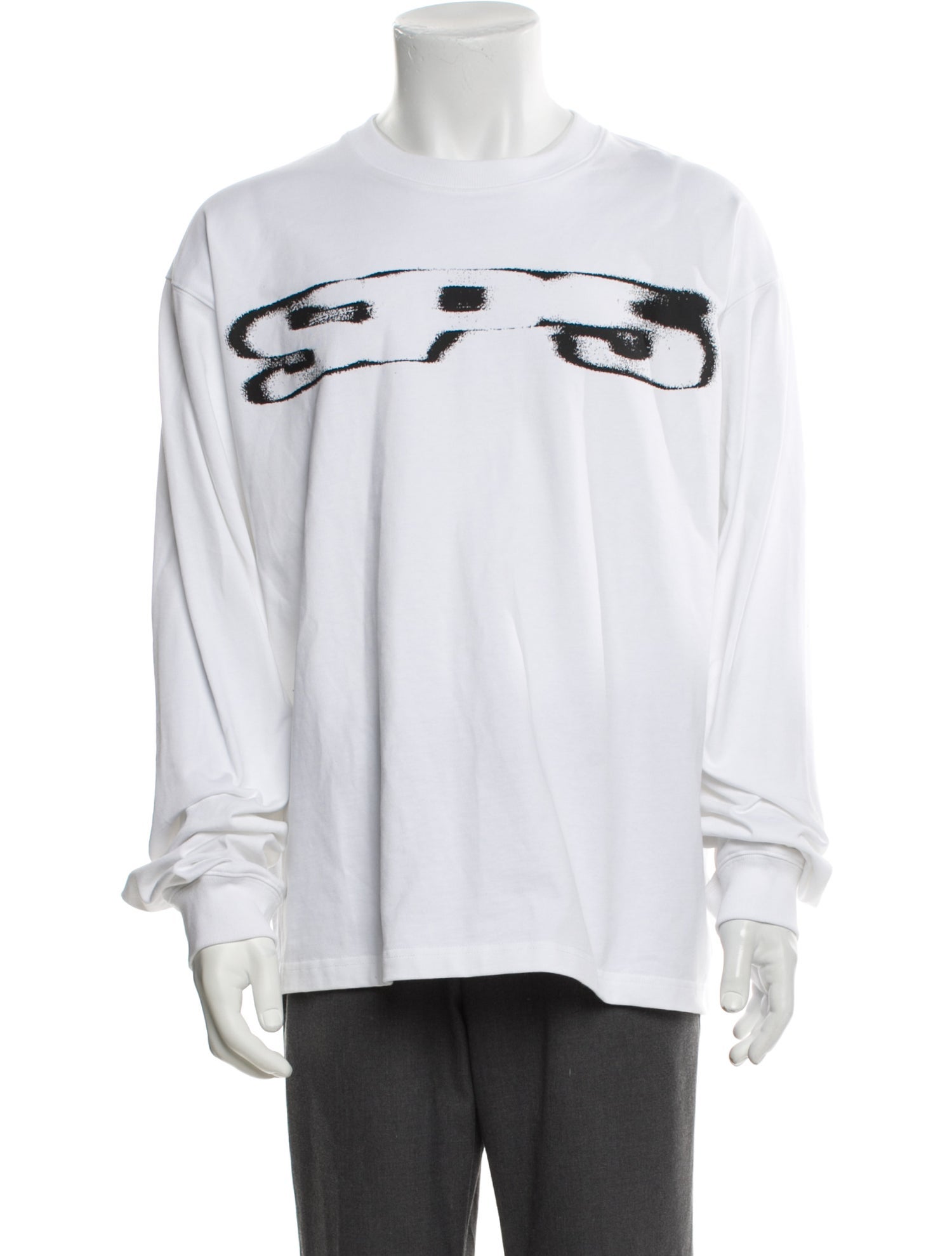 Sp5der Graphic Print Crew Neck T-Shirt
