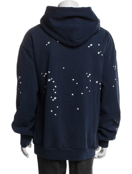 Sp5der Graphic Print Crew Neck Hoodie