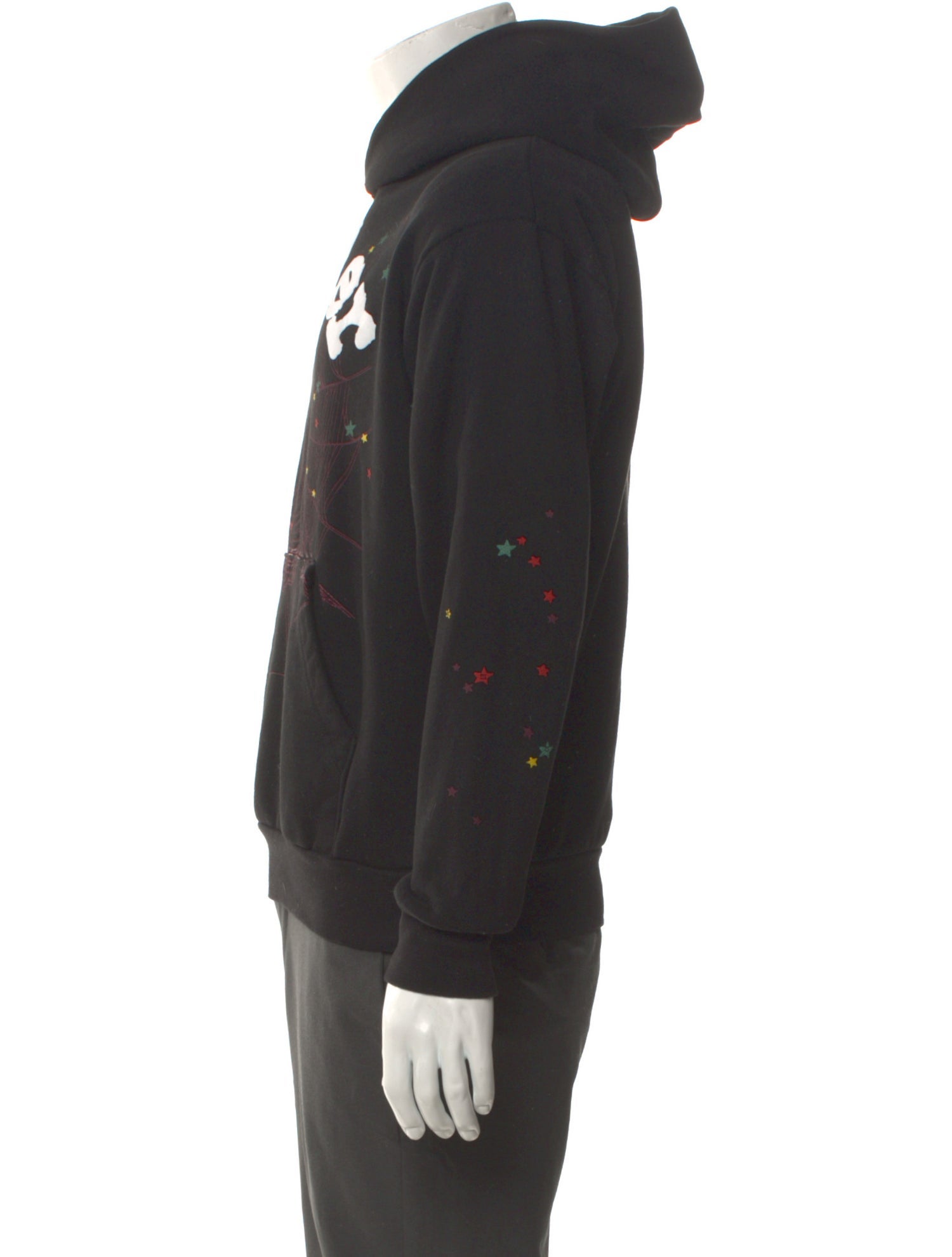 Sp5der Graphic Print Crew Neck Hoodie