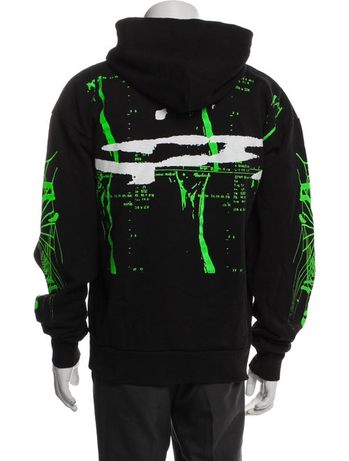 Sp5der Graphic Print Crew Neck Hoodie