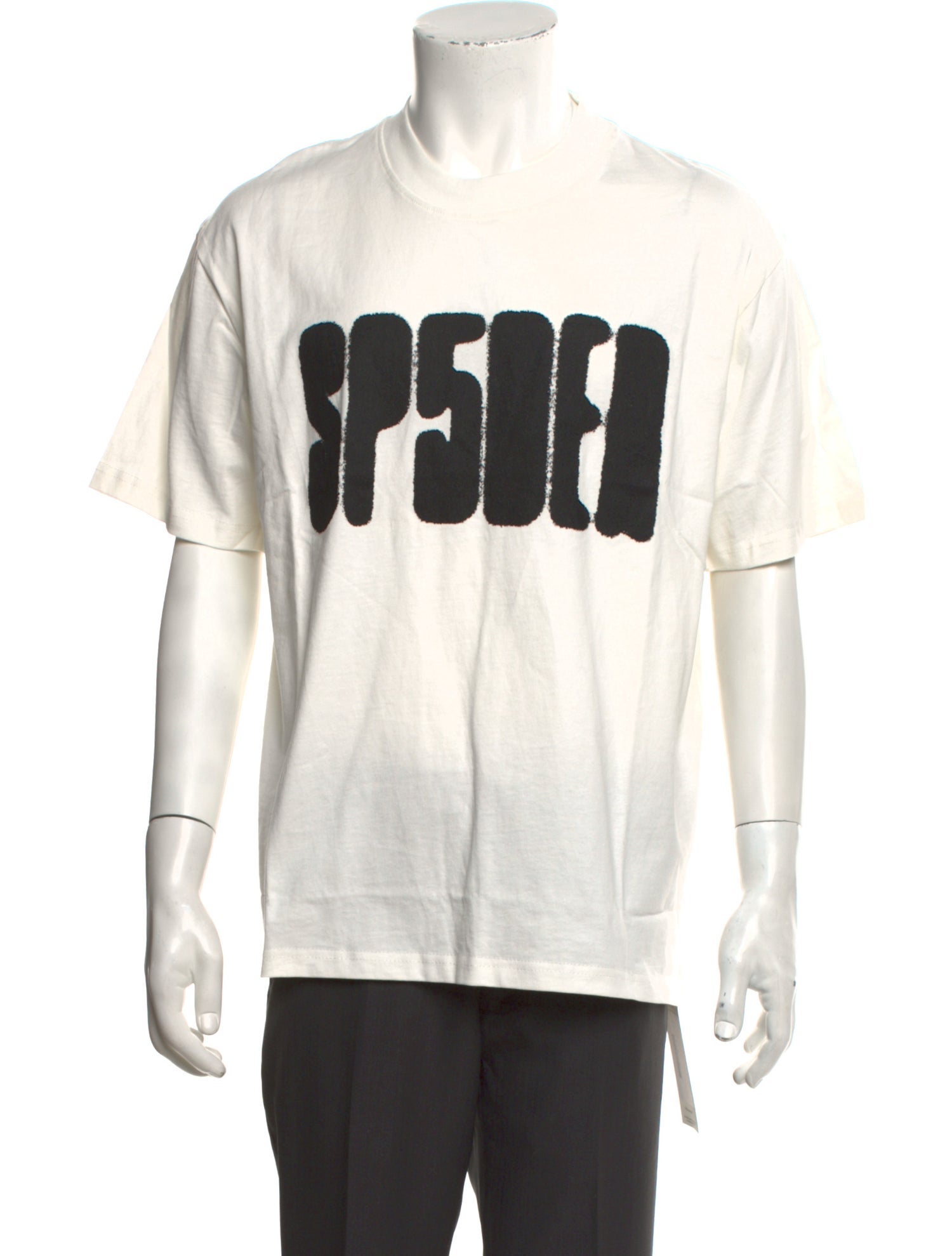 Sp5der Graphic Print Crew Neck T-Shirt