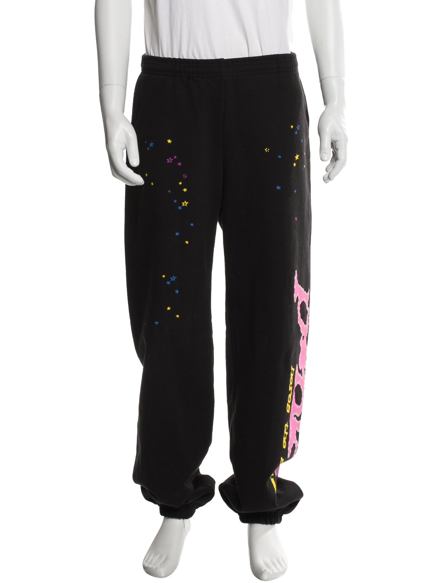 Sp5der Graphic Print Lounge Bottoms