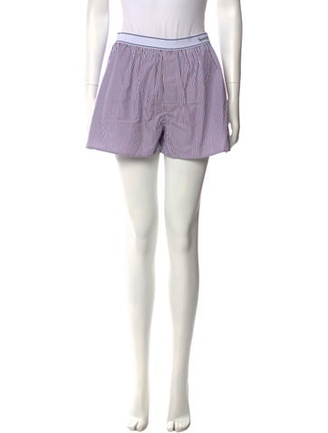 Sporty & Rich Shorts Striped Mini L