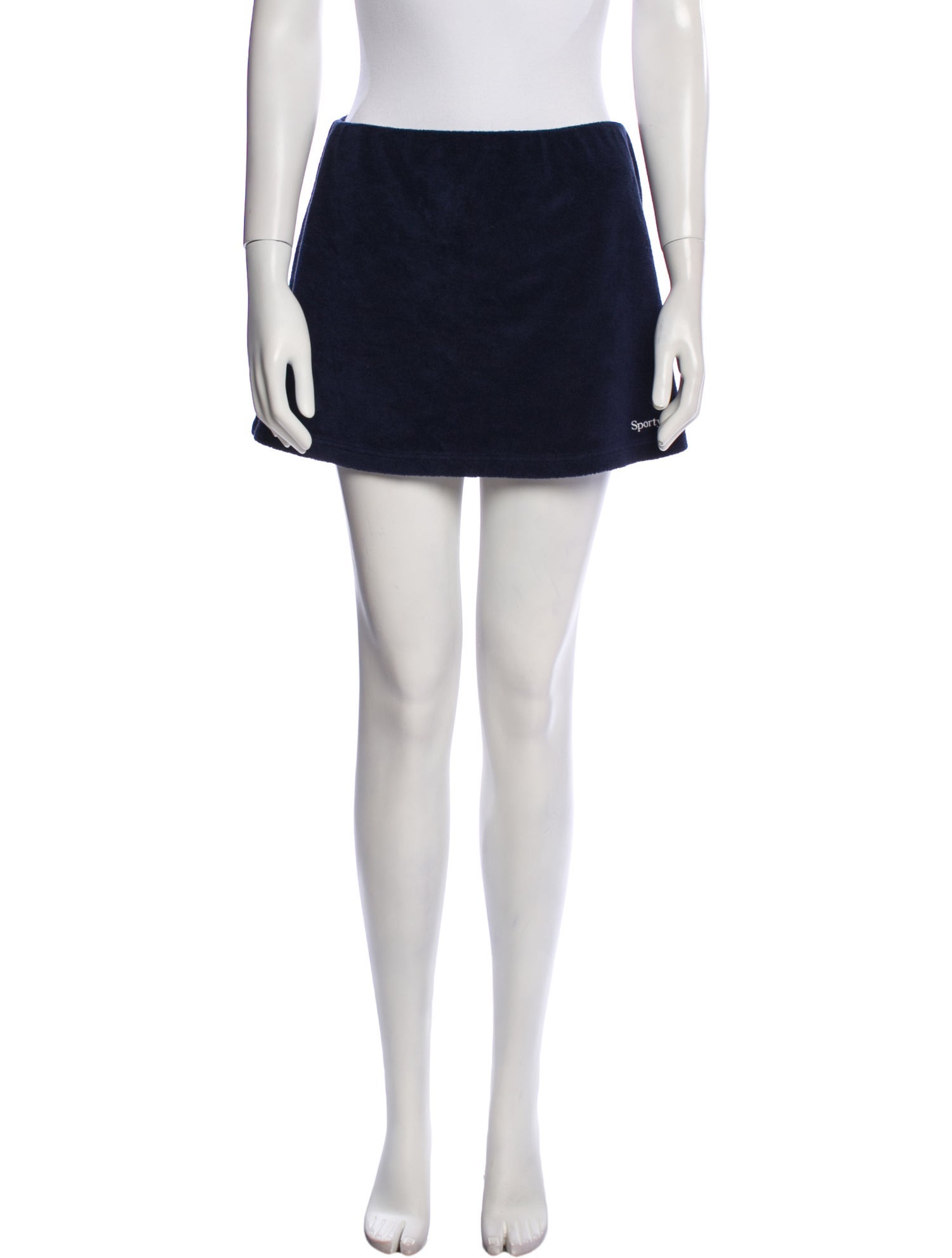 Sporty & Rich Pleated Accents Mini Skirt w/ Tags