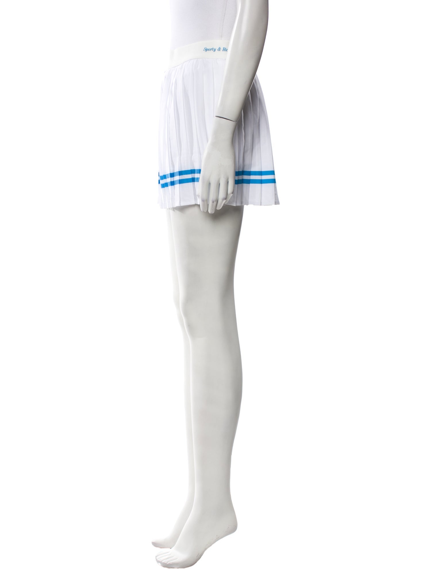 Sporty & Rich Striped Mini Skirt