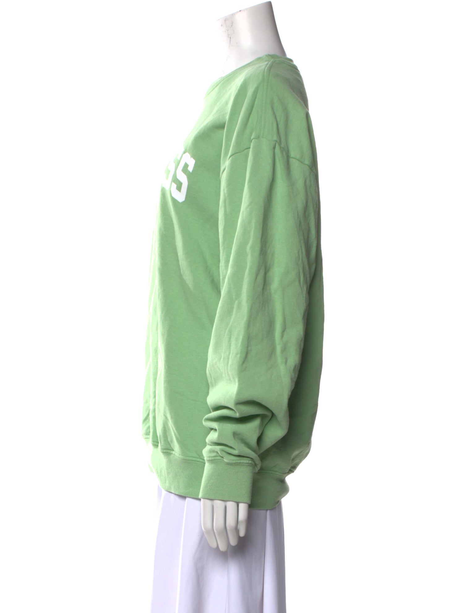 Aimé Leon Dore Graphic Print Mock Neck Sweatshirt - Green