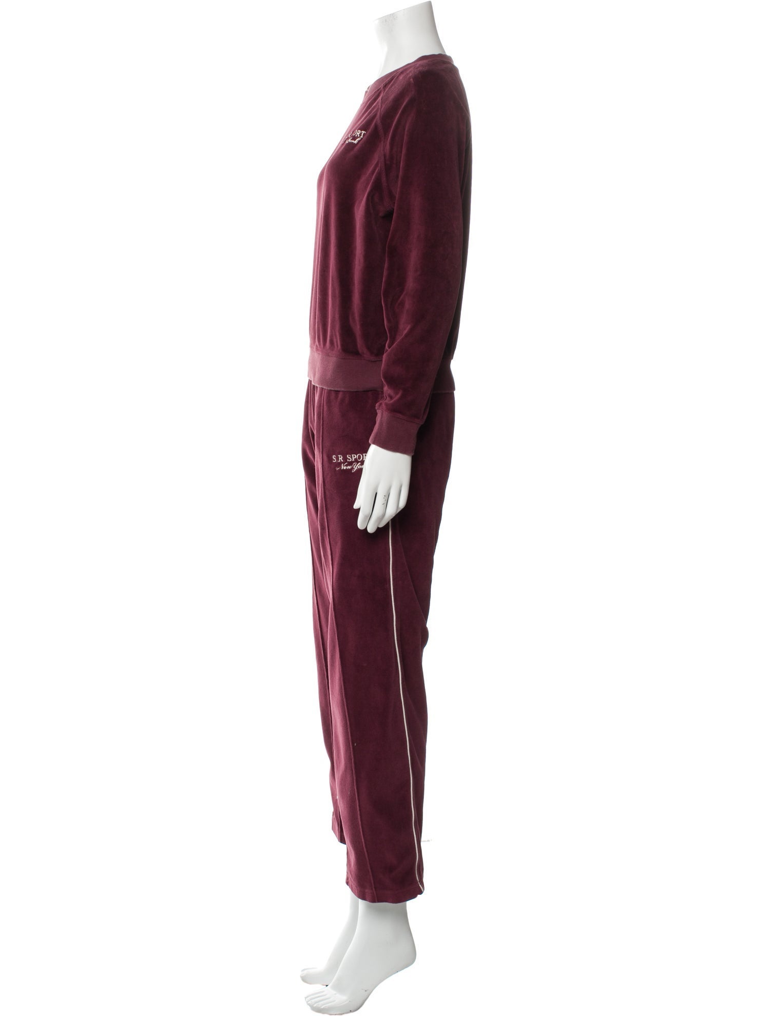 Sporty & Rich Pleated Accents Pant Set