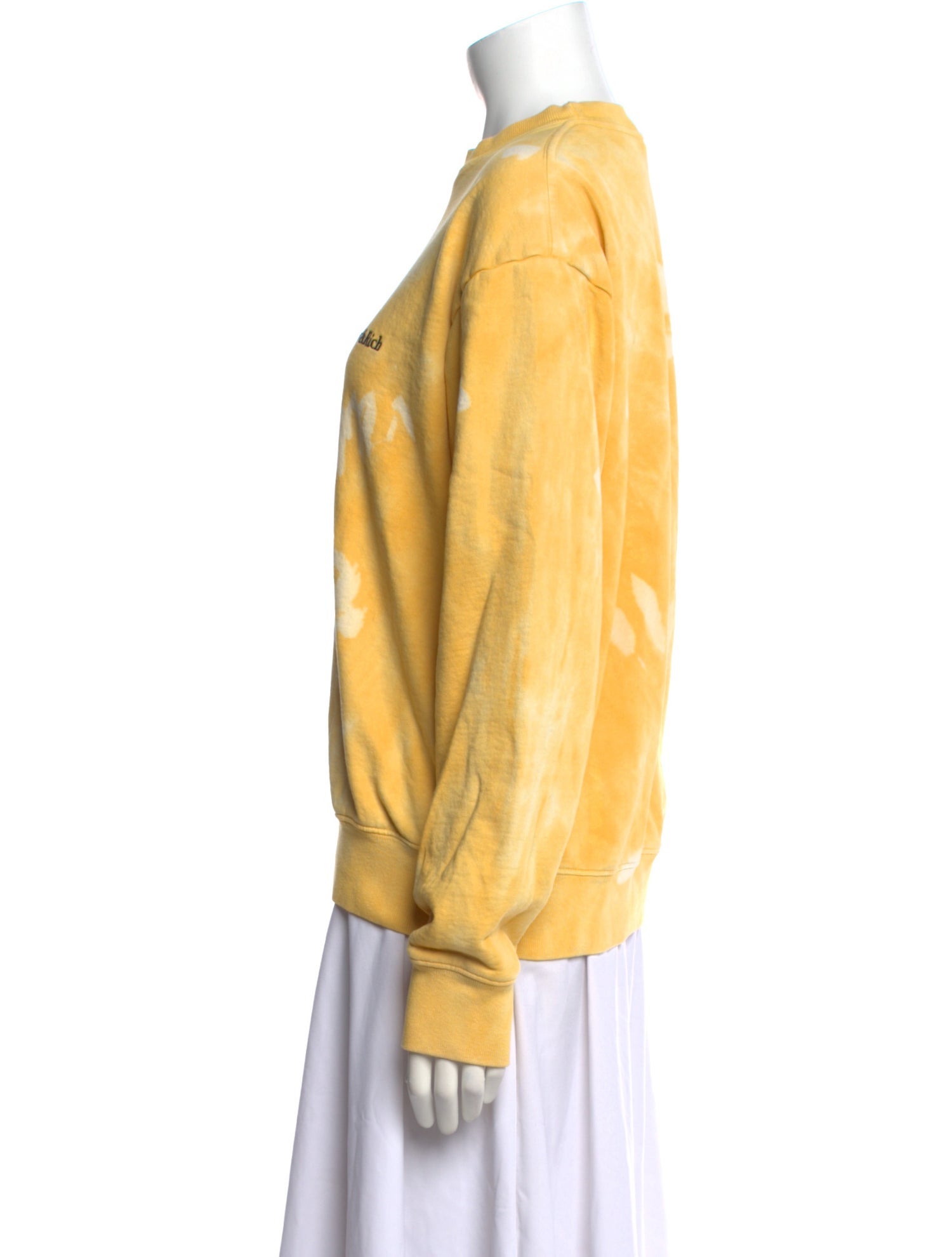 Sporty & Rich Graphic Print Crew Neck Sweater