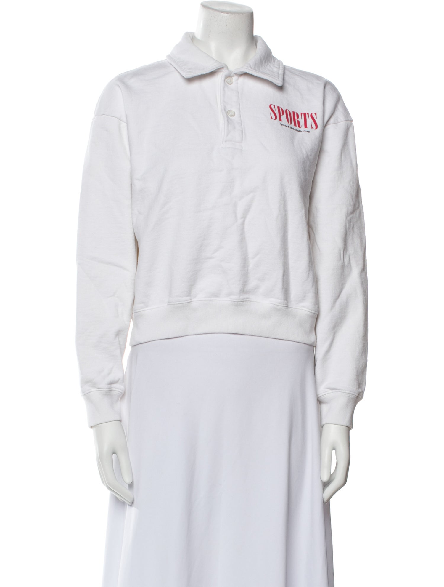 Sporty & Rich Long Sleeve Sweatshirt