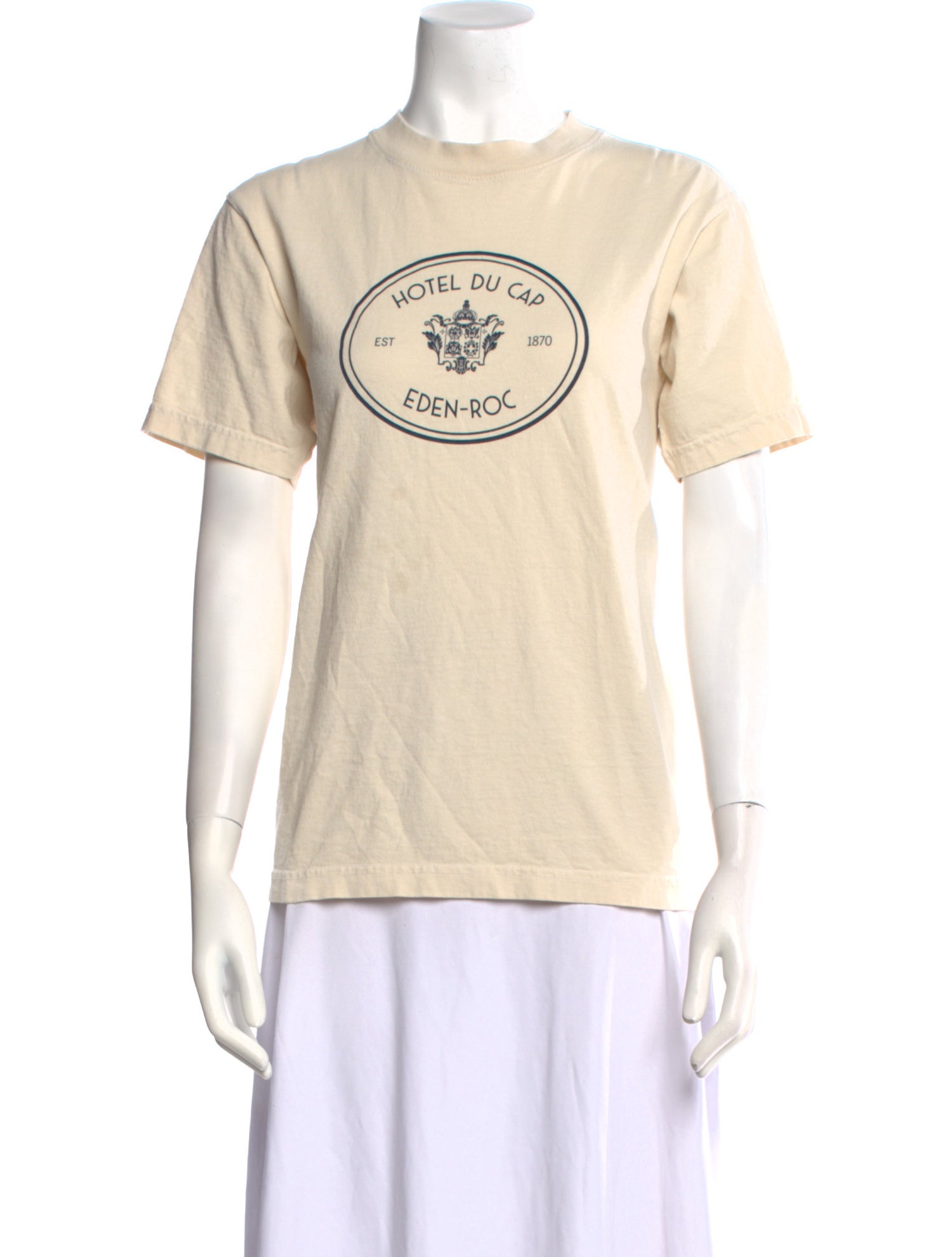 Sporty & Rich Graphic Print Crew Neck T-Shirt