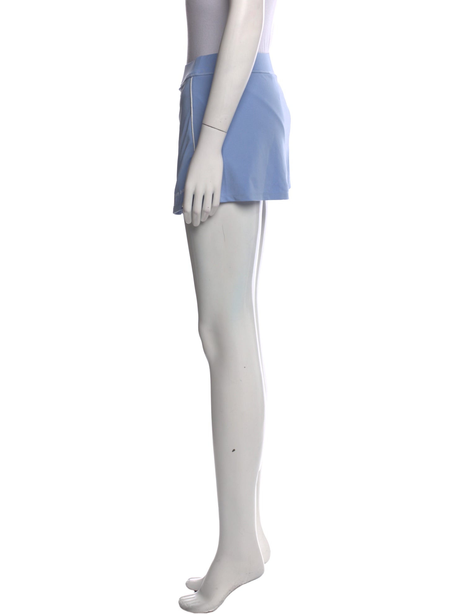 Sporty & Rich Pleated Accents Mini Skirt