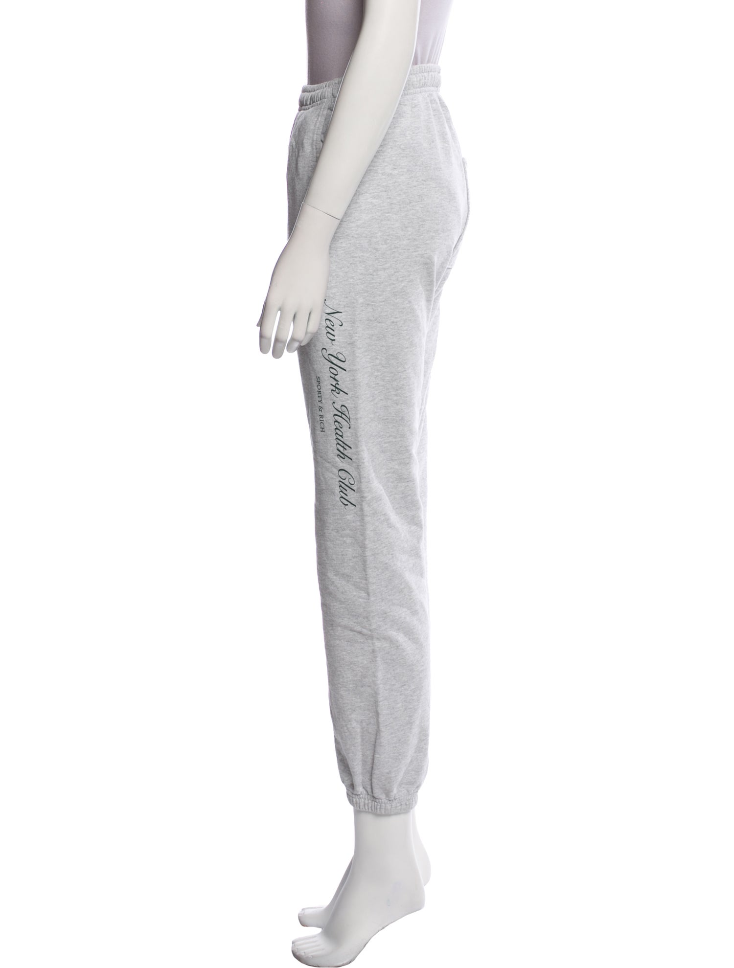 Sporty & Rich Embroidered Accent Sweatpants