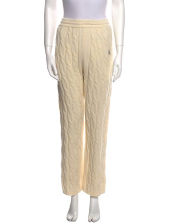 Sporty & Rich Cashmere Straight Leg Pants