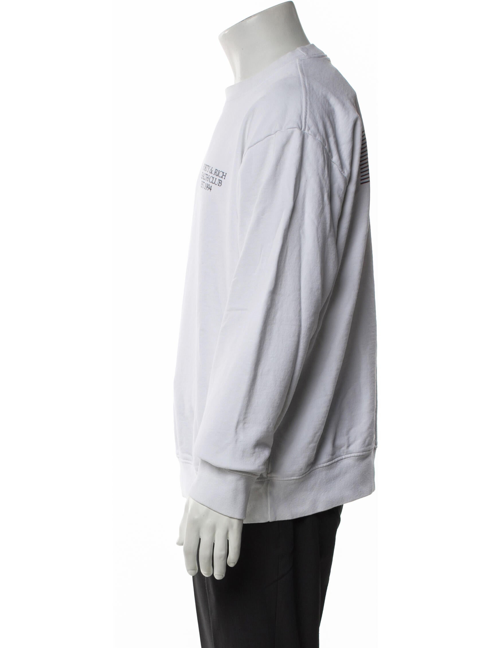 Sporty & Rich Graphic Print Crew Neck Sweatshirt