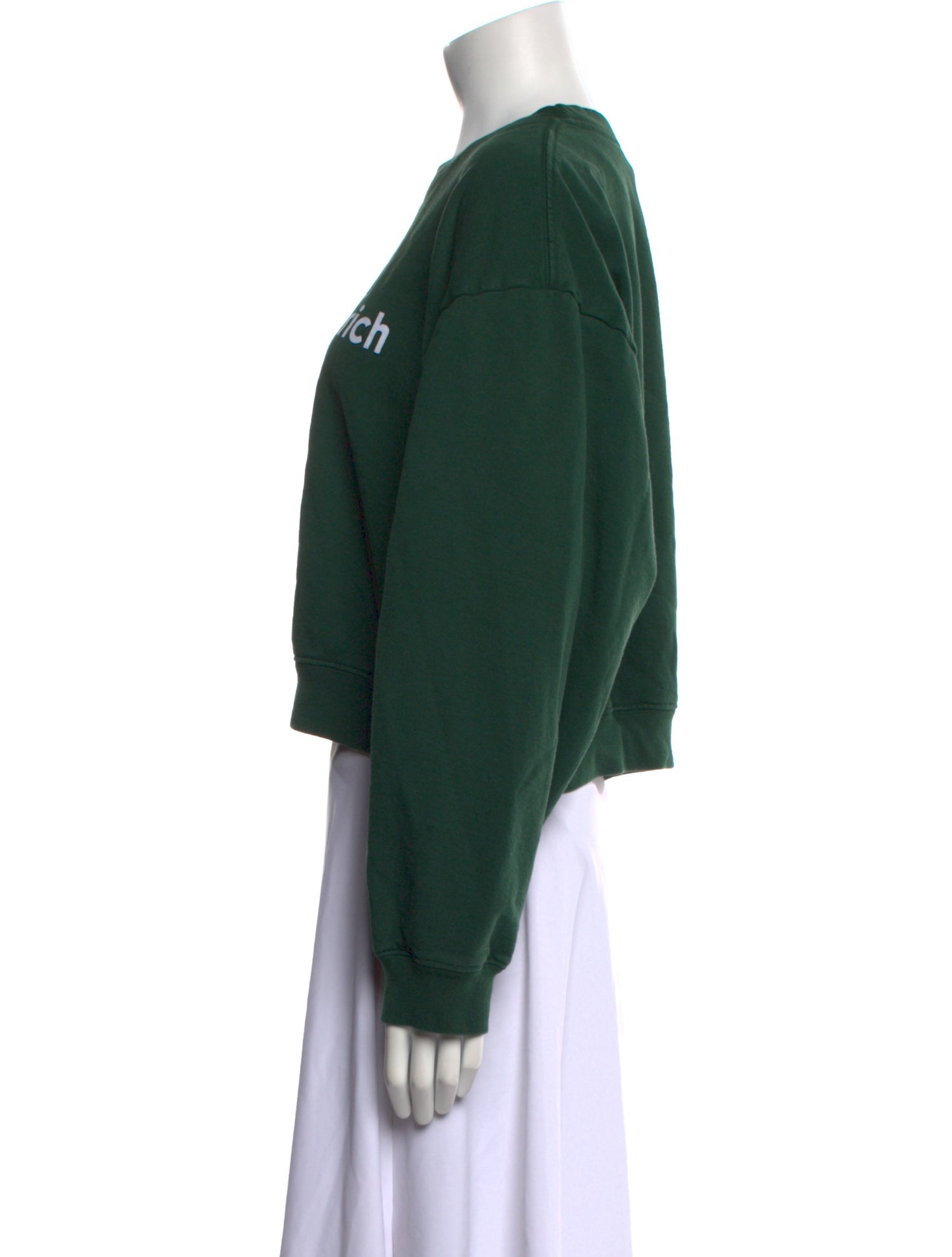 Sporty & Rich Graphic Print Crew Neck Sweatshirt