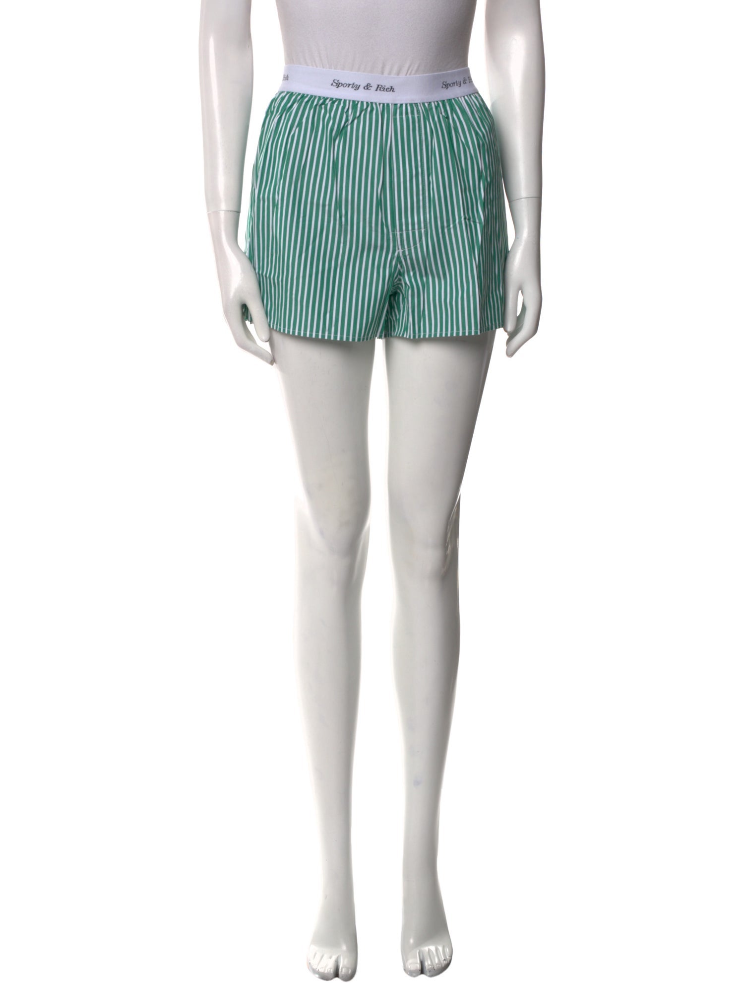 Sporty & Rich Striped Mini Shorts w/ Tags