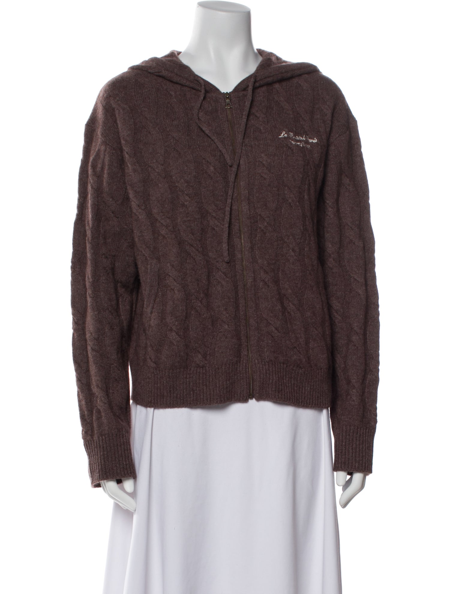 Sporty & Rich Cashmere Crew Neck Sweater