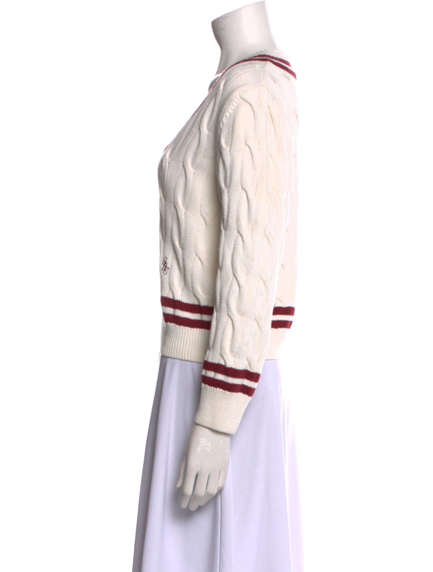 Sporty & Rich V-Neck Sweater